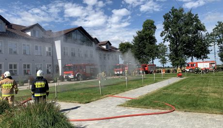 Straż pożarna ćwiczyła w domu opieki pod Mławą