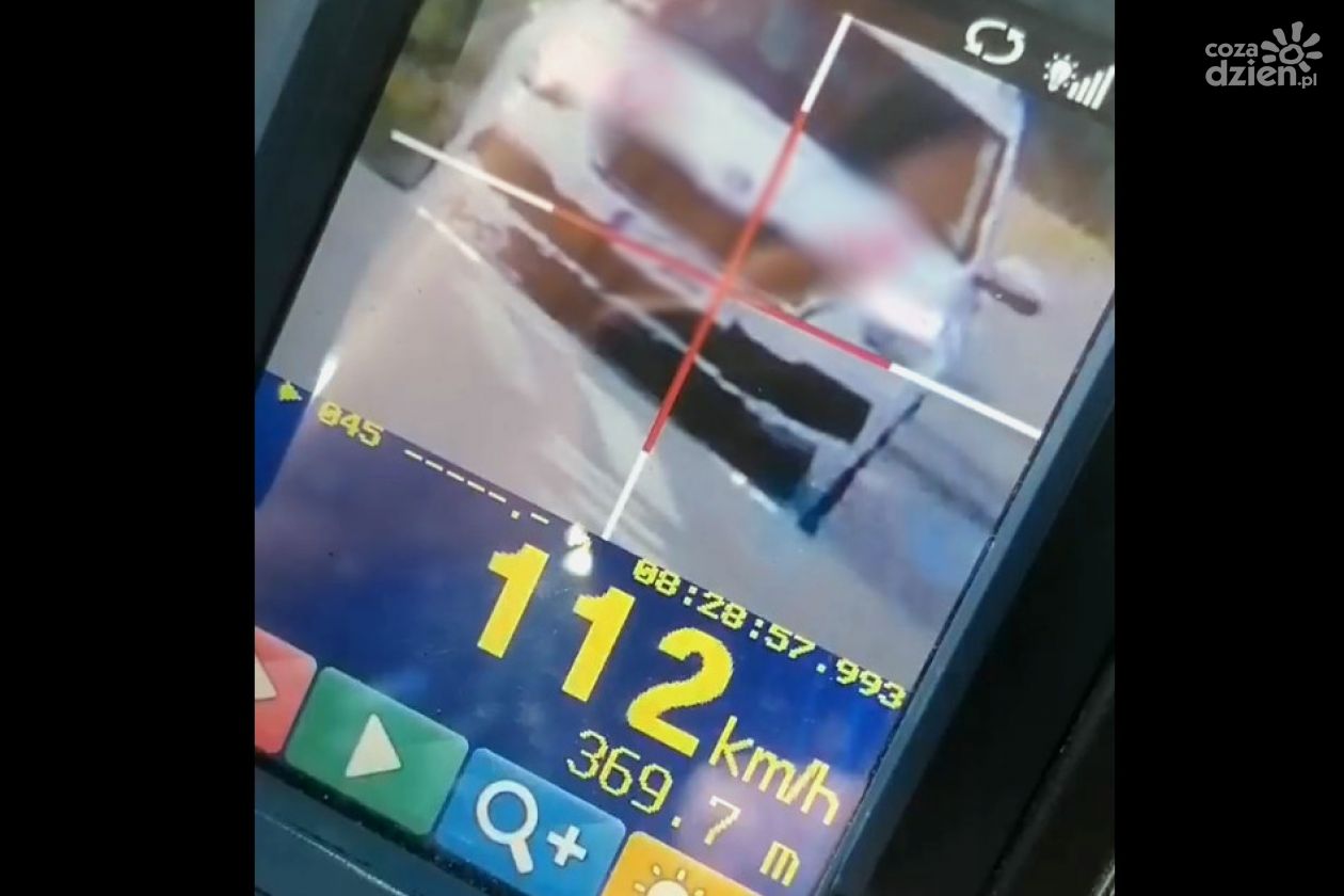 112 km/h w zabudowanym 