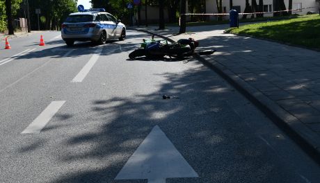 Wyprzedzał na łuku drogi. Motocyklista nie żyje