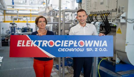 Elektrociepłownia Ciechanów już działa. Zapłacimy mniej za ciepło, wraca pełne oświetlenie miasta