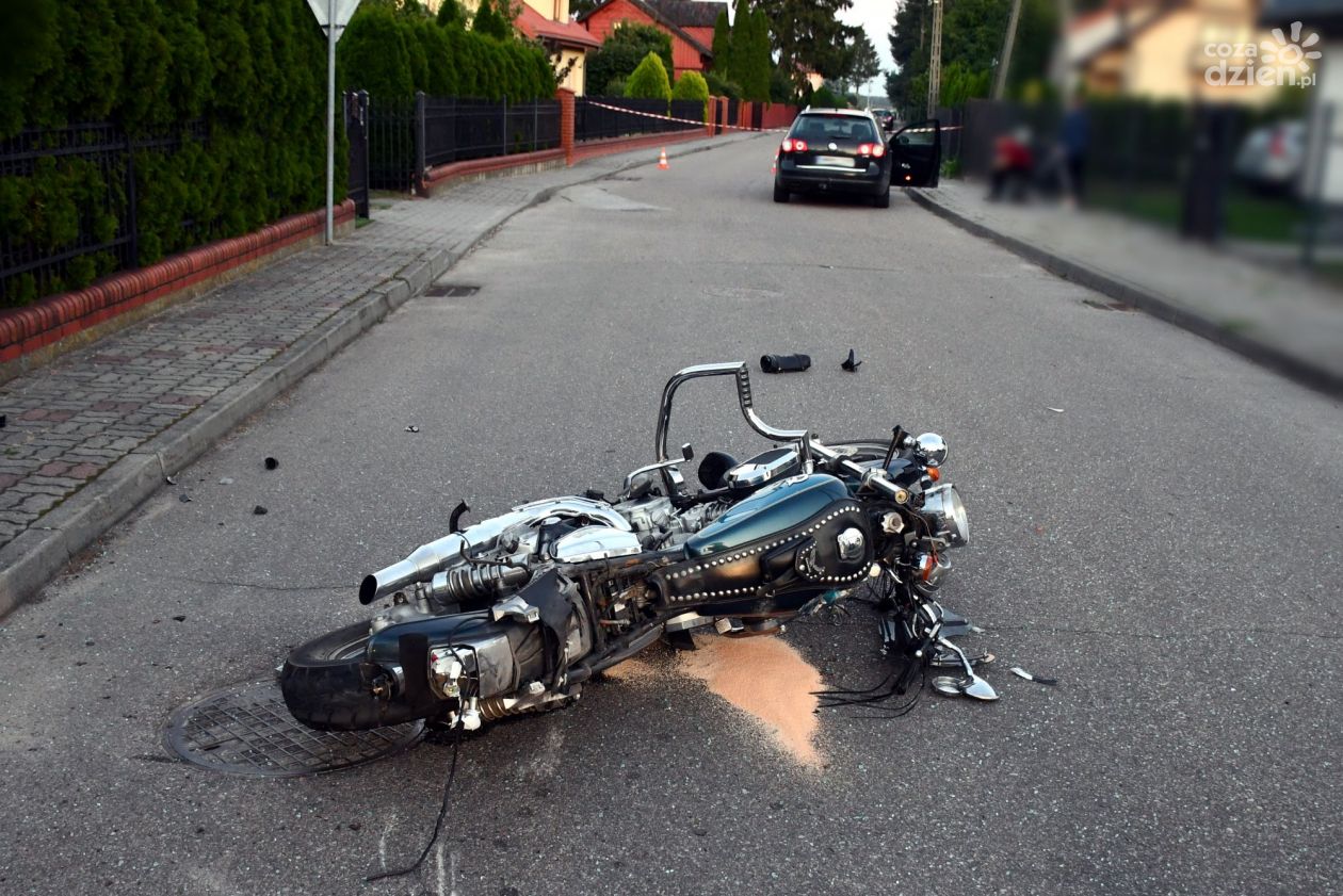 Motocyklista w szpitalu 