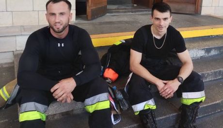 Warszawski pałac zdobyty przez ciechanowskich strażaków