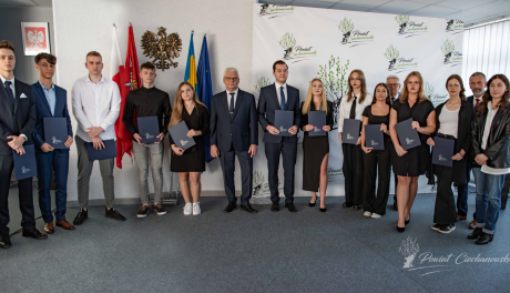 13 stypendystów starosty ciechanowskiego