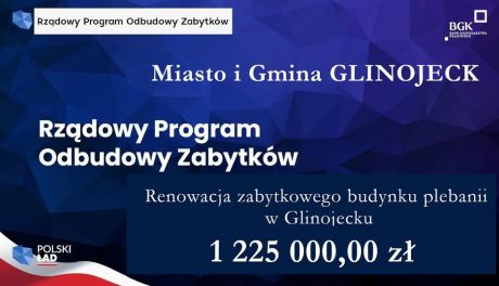 Plebania w Glinojecku do remontu. Pomogą środki rządowe