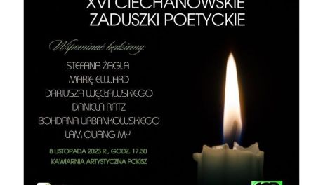 Podczas XVI Zaduszek Poetyckich wspomną poetów, którzy odeszli w ciągu minionego roku