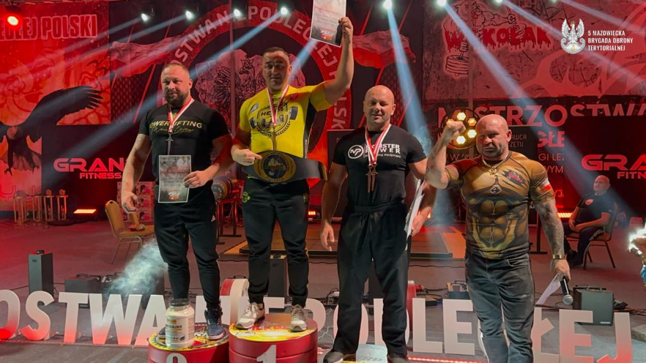 Podium żołnierza x 4