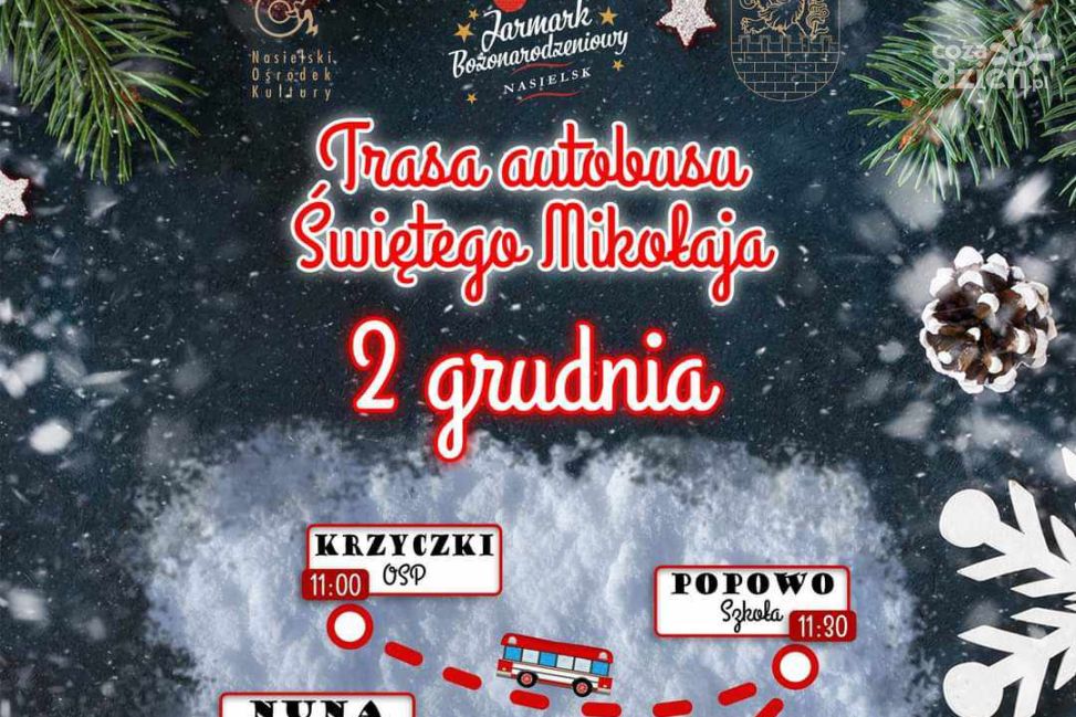 Zaprzęg Świętego Mikołaja przejedzie przez Nasielsk i okolice 