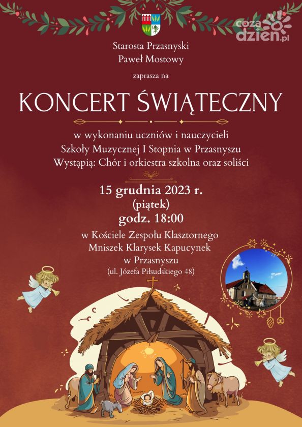 Chór i orkiestra szkolna wystąpią w Przasnyszu 
