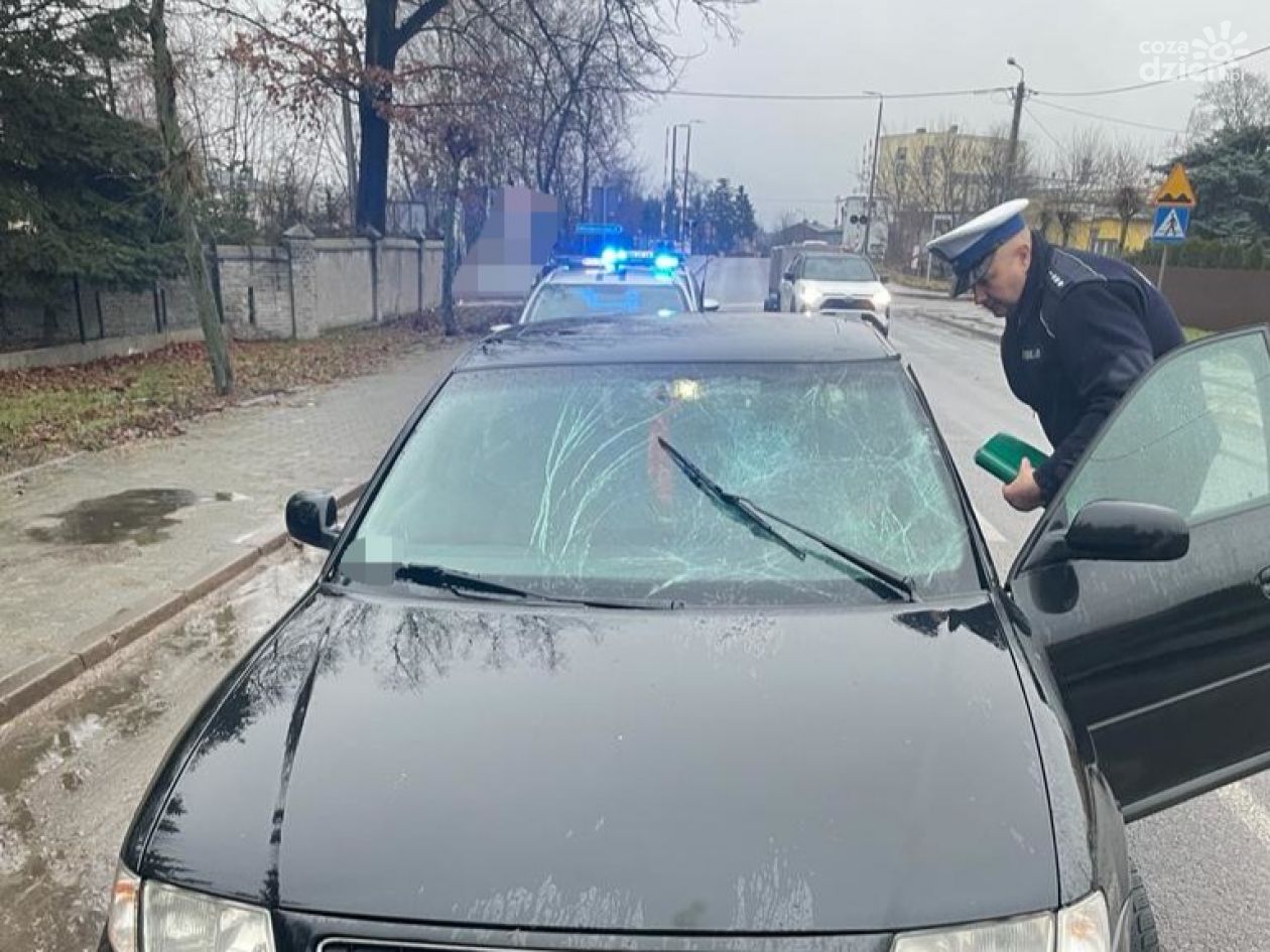 Potrącona trafiła do szpitala