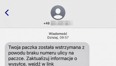Link o wstrzymanej paczce to pułapka. Kobieta straciła prawie 3,5 tys. złotych 