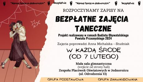 Bezpłatne zajęcia taneczne dla mieszkańców Gminy Jednorożec