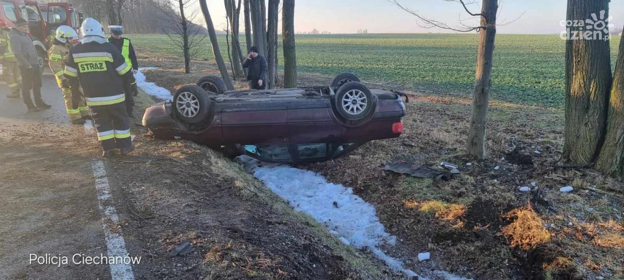 Śliska nawierzchnia doprowadziła do trzech wypadków 
