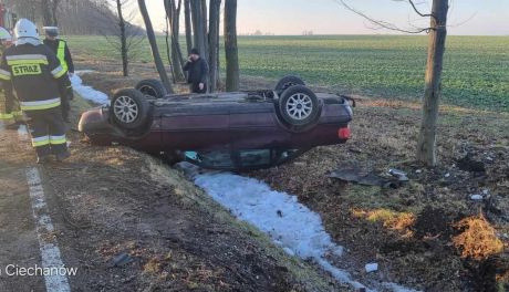 Trzy zdarzenia drogowe - apel policji o ostrożność na śliskich drogach
