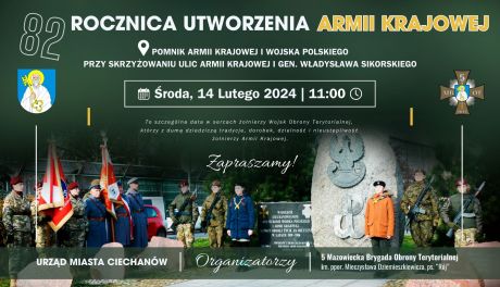 82 rocznica utworzenia Armii Krajowej. W Ciechanowie pamiętają