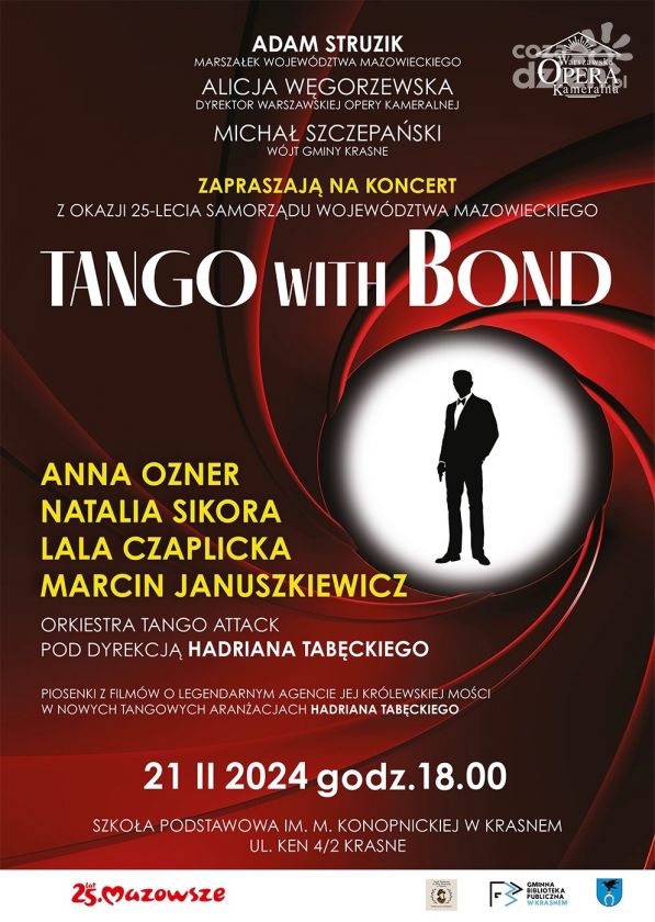 Utwory z kultowego filmu o Jamesie Bondzie zabrzmią w Krasnem