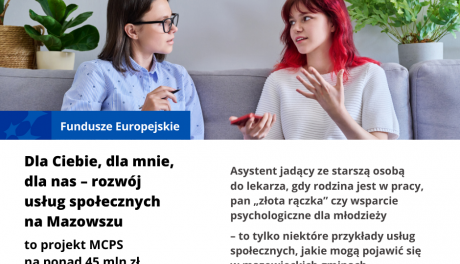 Rozwój usług społecznych na Mazowszu 