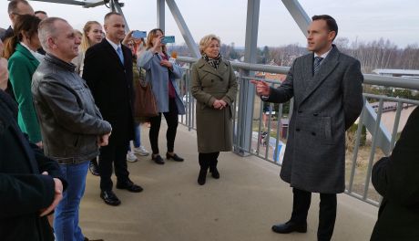 Bezpieczne przejście: nowy wiadukt pieszo-rowerowy w Ciechanowie