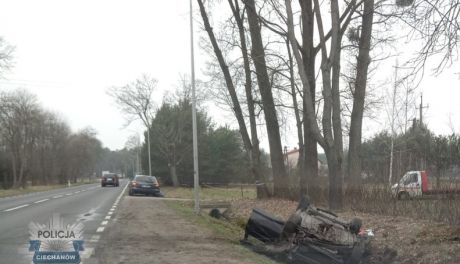Wypadek drogowy w Ościsłowie - policja apeluje o ostrożność