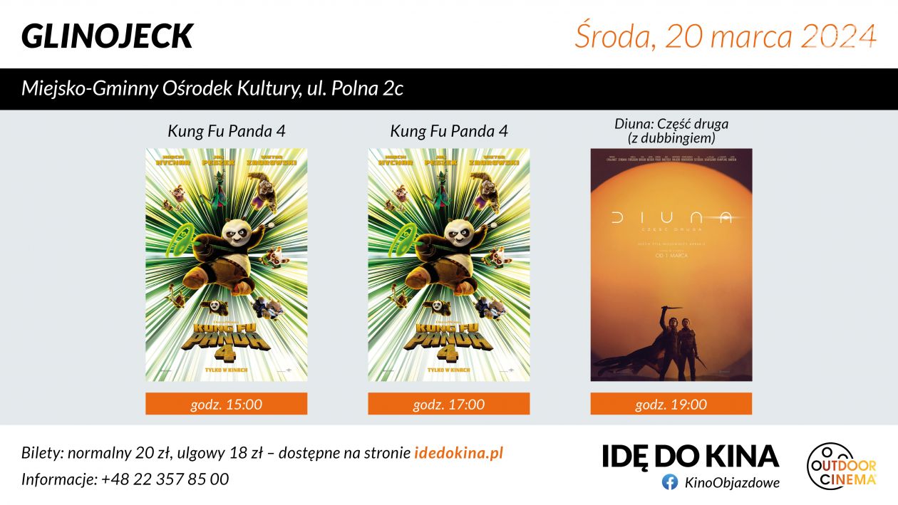 Profesjonalne Kino Objazdowe w Glinojecku