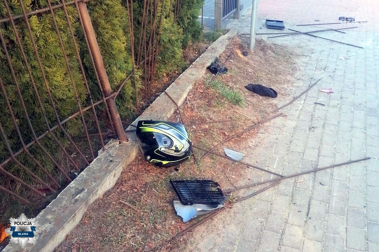 Ciężki wypadek motocyklisty w Stupsku