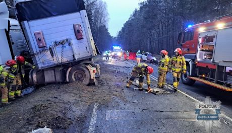 Tragiczny wypadek w Ościsłowie – zamknięta DK-60