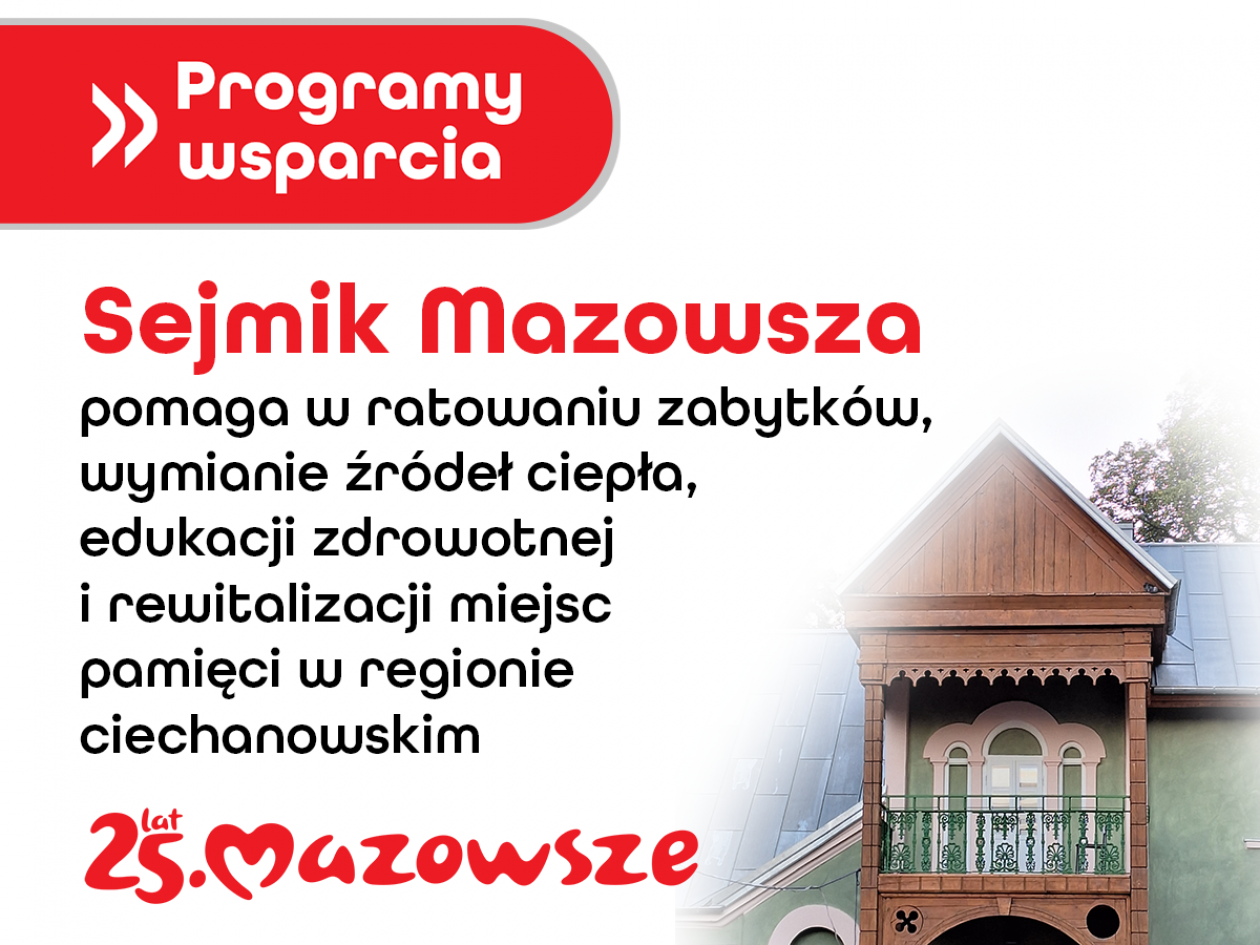Mazowsze rozdaje miliony na rozwój regionu ciechanowskiego