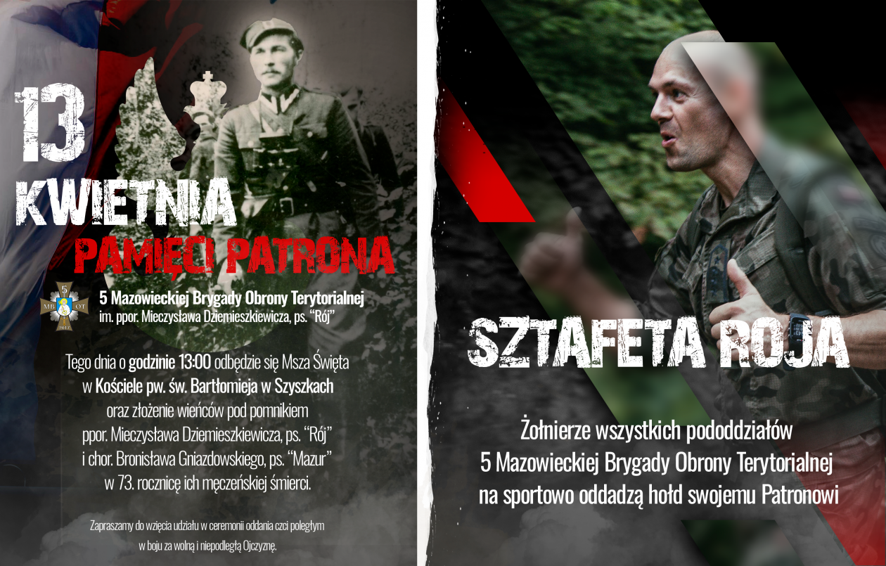 73. rocznica śmierci ppor. Mieczysława Dziemieszkiewicza, ps. „Rój” 