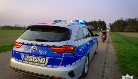 16-latek zatrzymany za jazdę motocyklem w Ciechanowie!
