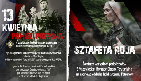 Obchody 73. rocznicy śmierci patrona 5MBOT – ppor. Mieczysława Dziemieszkiewicza, ps. „Rój”