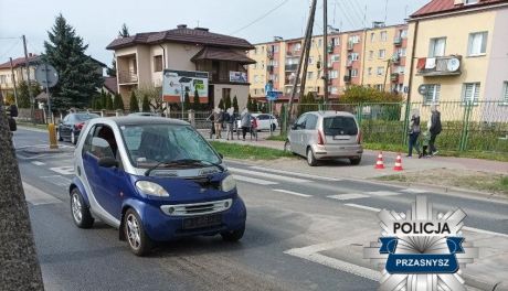 Wypadek w Przasnyszu - potrącenie na przejściu