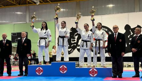 Weronika Krzywnicka z Ciechanowa wicemistrzynią Hiszpanii w karate kyokushin 