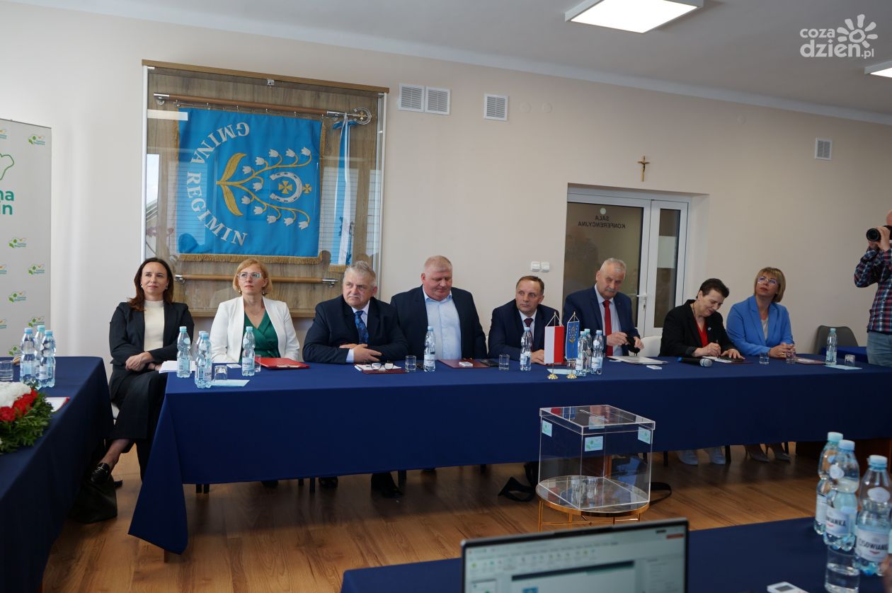 Pierwsza sesja nowej kadencji w regimińskim samorządzie
