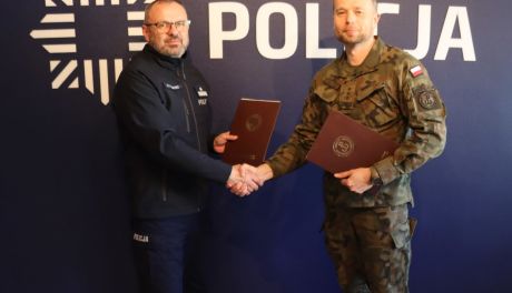 Jest porozumienie - dokument podpisali mazowieccy policjanci i terytorialsi
