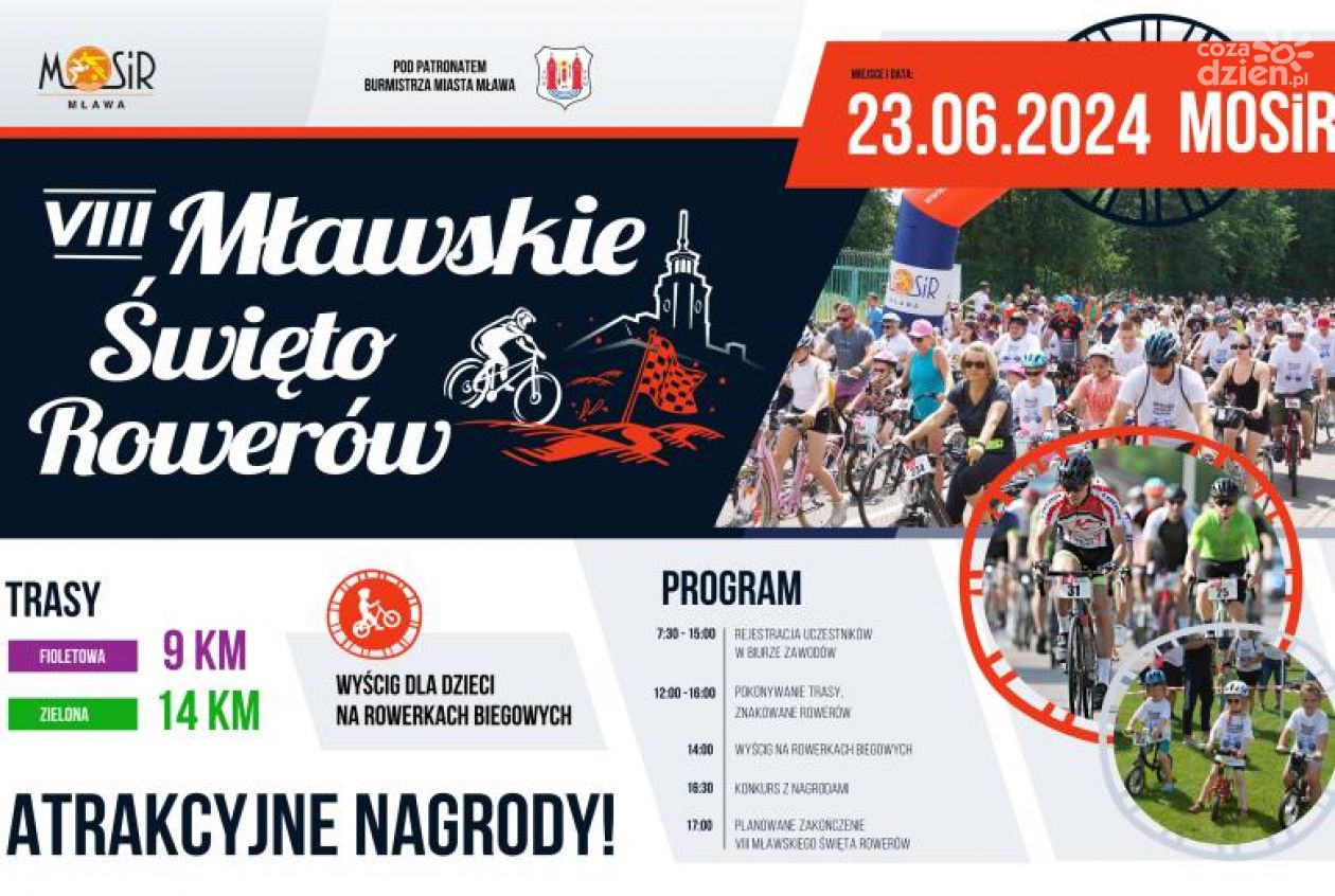 1300 rowerzystów przyjedzie do Mławy!