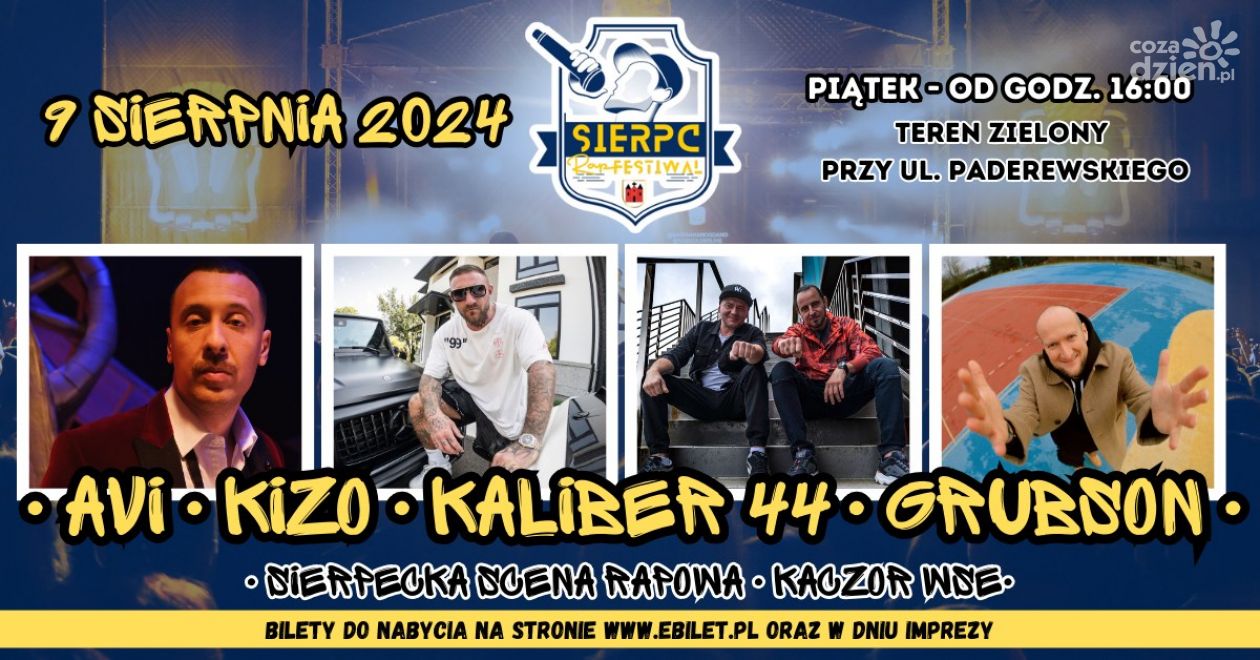 Wielkie Gwiazdy Rapu w Sierpcu - zobacz, kto wystąpi!