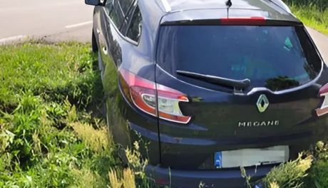 Pijana kierująca w rowie - zdarzenie w miejscowości Młock