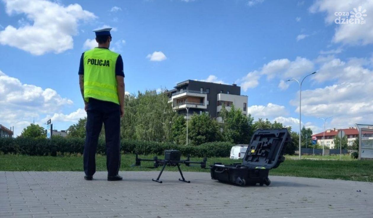 Dron w akcji - wspólne działania policji i straży miejskiej