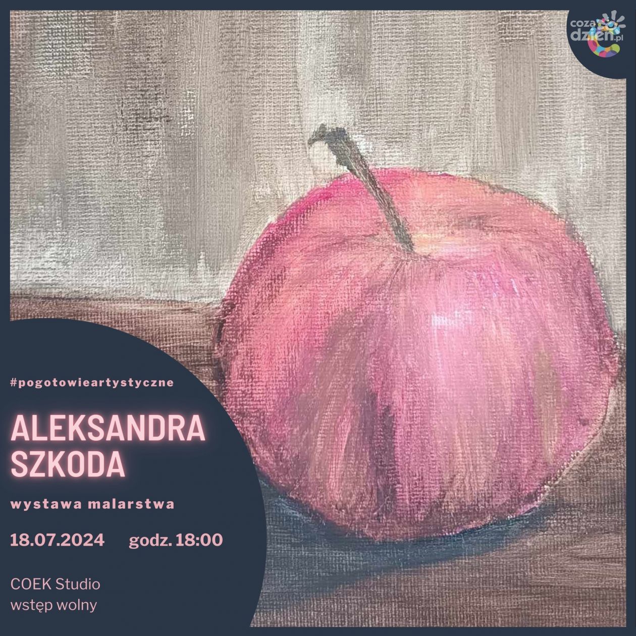 Wernisaż Aleksandry Szkody w COEK Studio