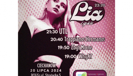 Koncert raperki Lia na plenerowej scenie PCKiSz
