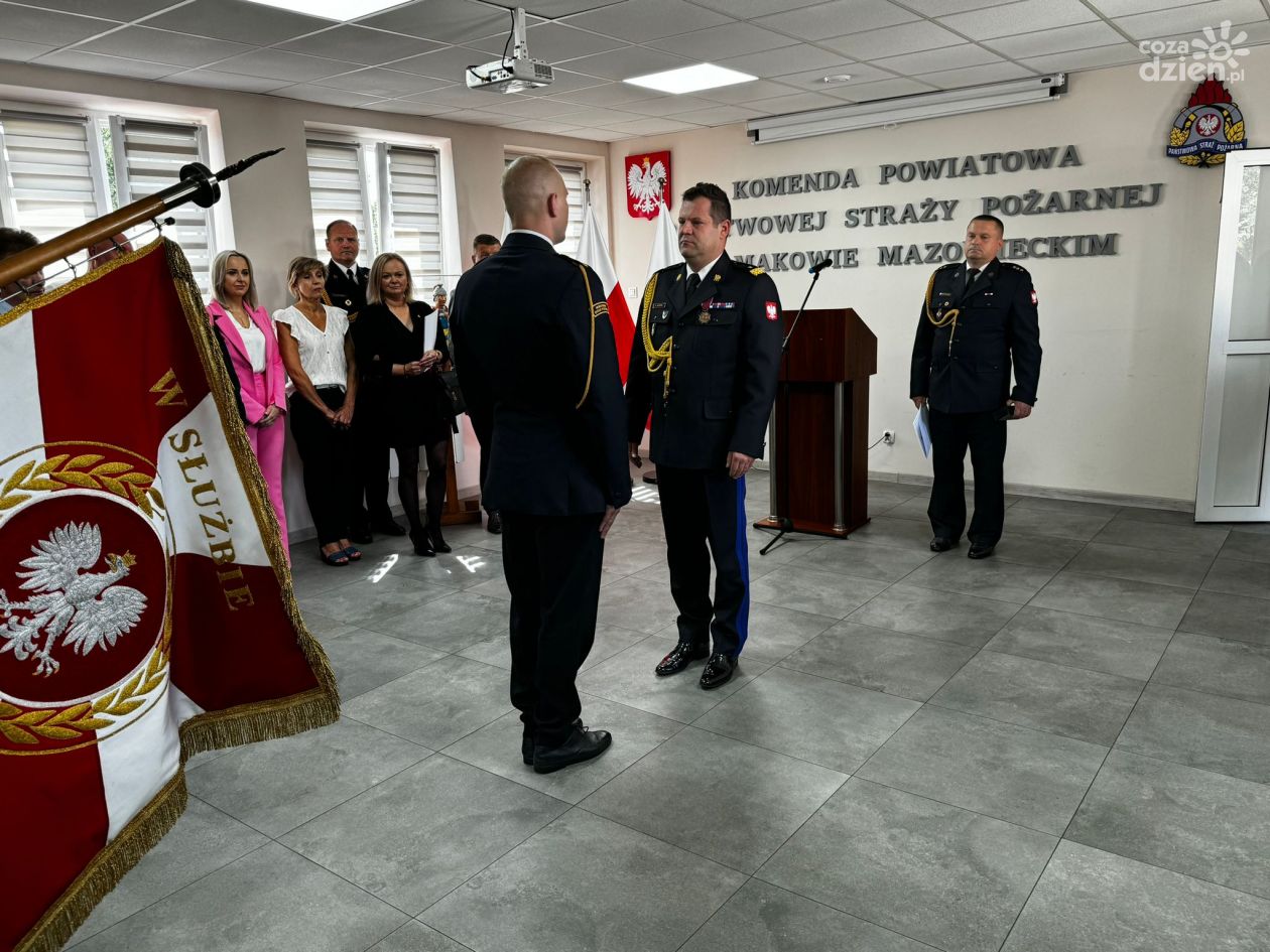 Nowy komendant straży pożarnej w Makowie Mazowieckim