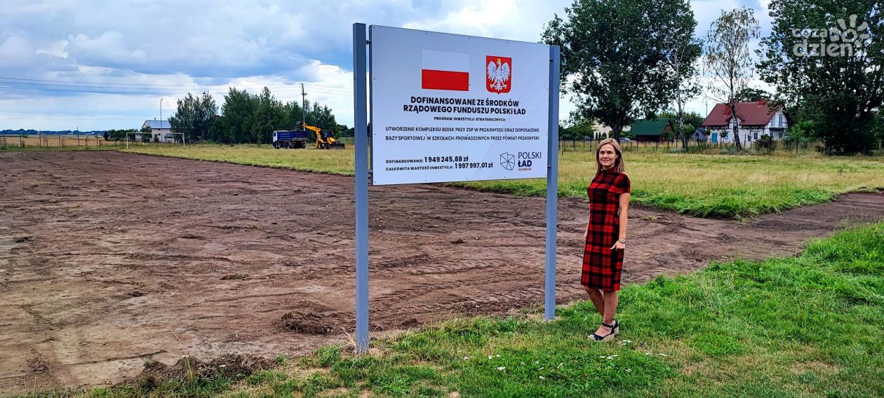 W Przasnyszu budują nowe boiska sportowe
