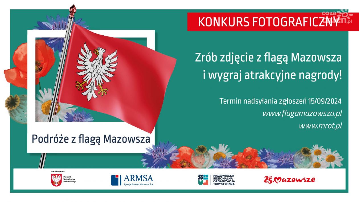 „Podróże z Flagą Mazowsza” - weź udział w konkursie!