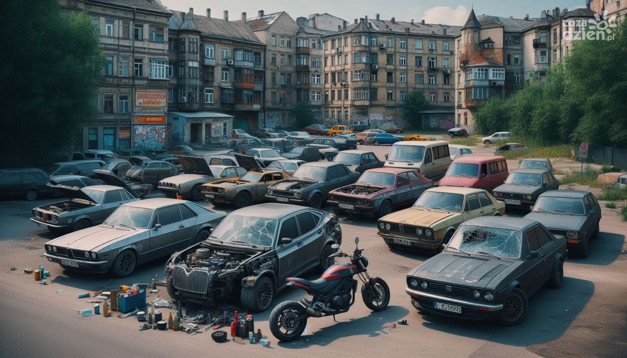 Wandale na parkingu przy ul. Armii Krajowej!