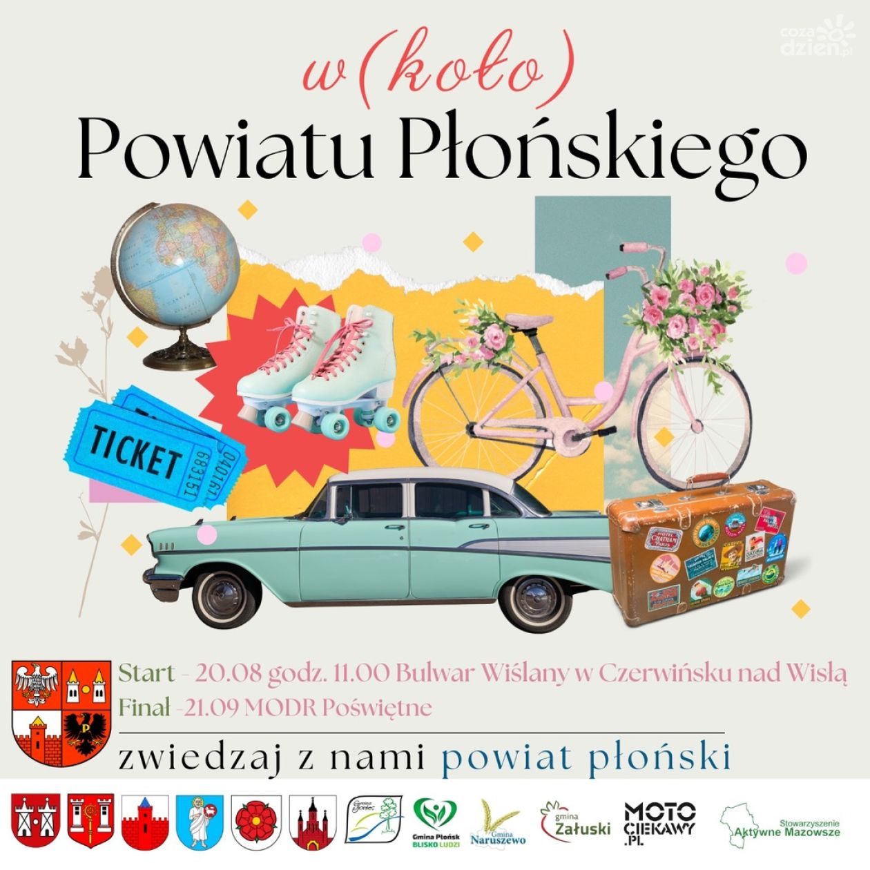 W(KOŁO) POWIATU – start wielkiego rajdu turystycznego!