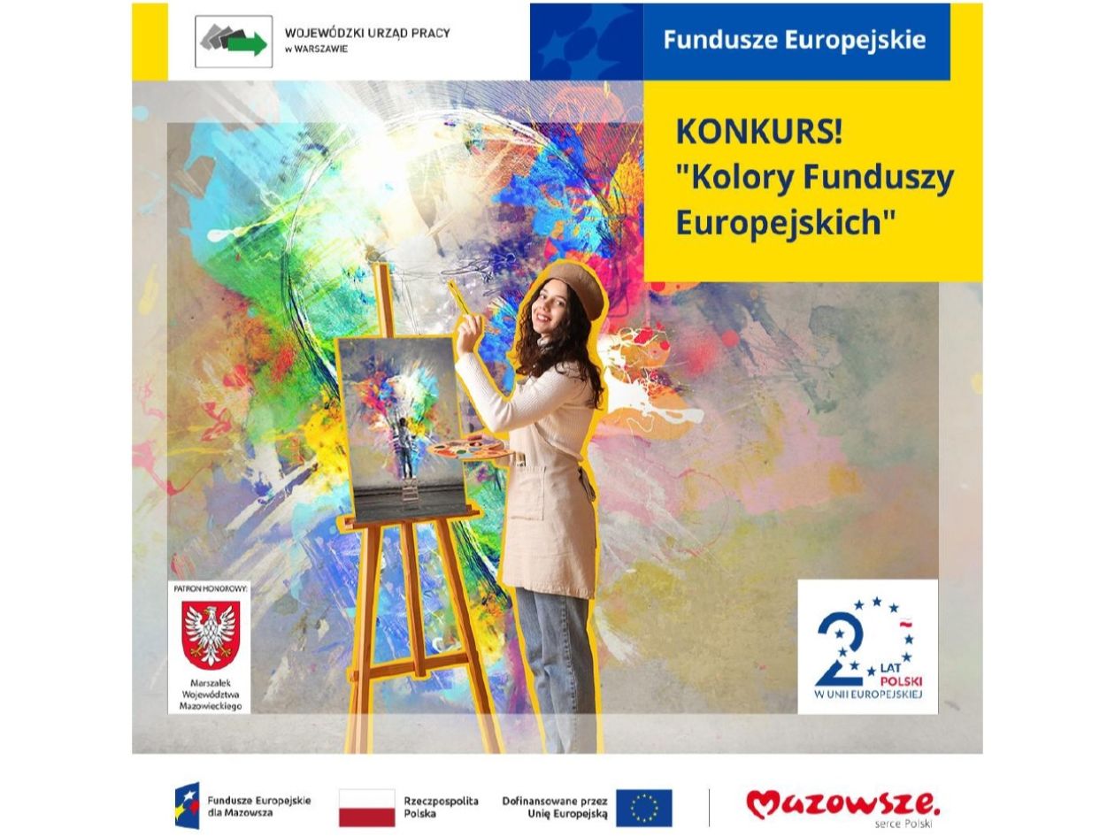 Młodzi artyści malują przyszłość – konkurs 'Kolory Funduszy Europejskich'