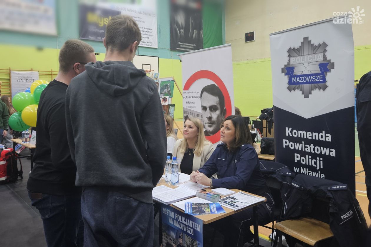 Mława. Młodzieżowa Giełda Zawodów pomaga zdecydować do dalej