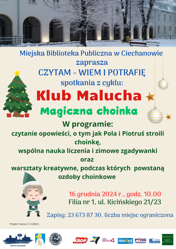Ubierz choinkę z Klubem Malucha!