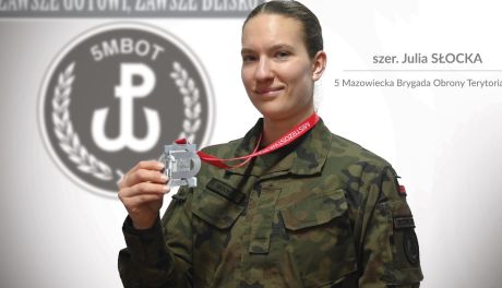 Szeregowy Julia Słocka z 5MBOT wicemistrzem Polski w pięcioboju