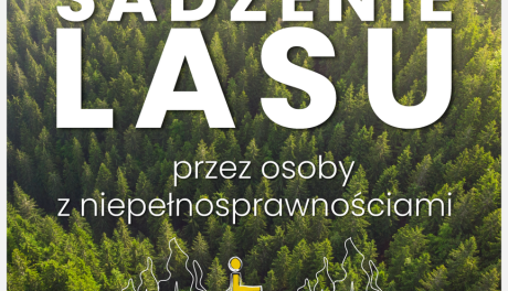 Osoby z niepełnosprawnościami posadzą las