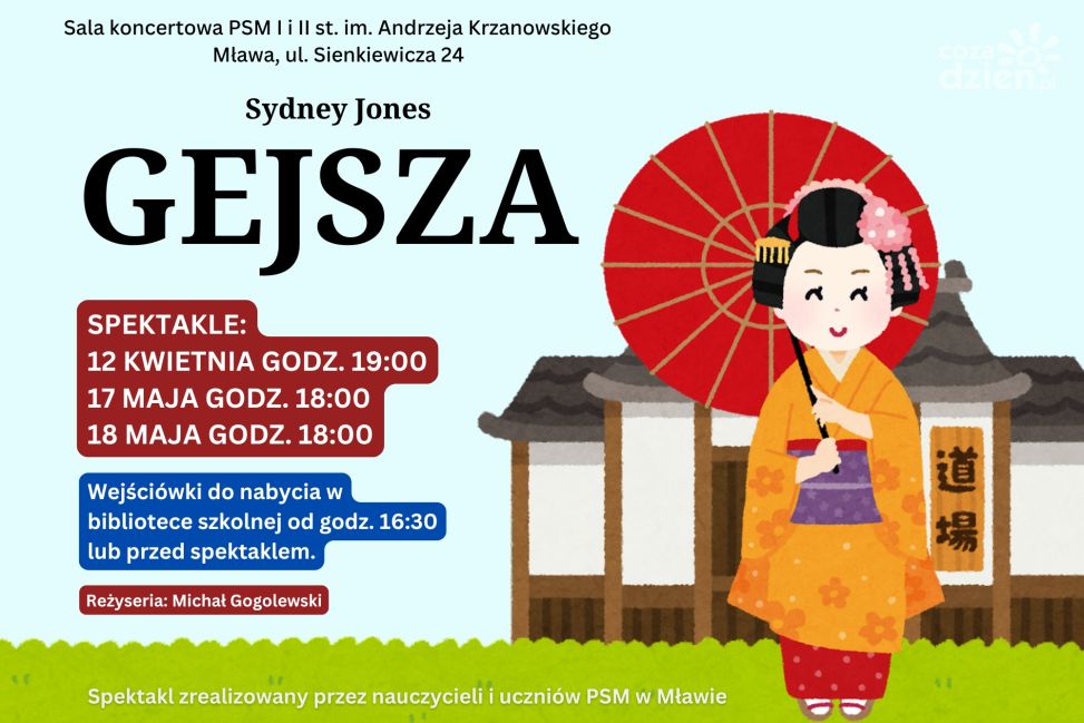 To już tradycja PSM w Mławie. Uczniowie i nauczyciele przygotowali spektakl operetkowy